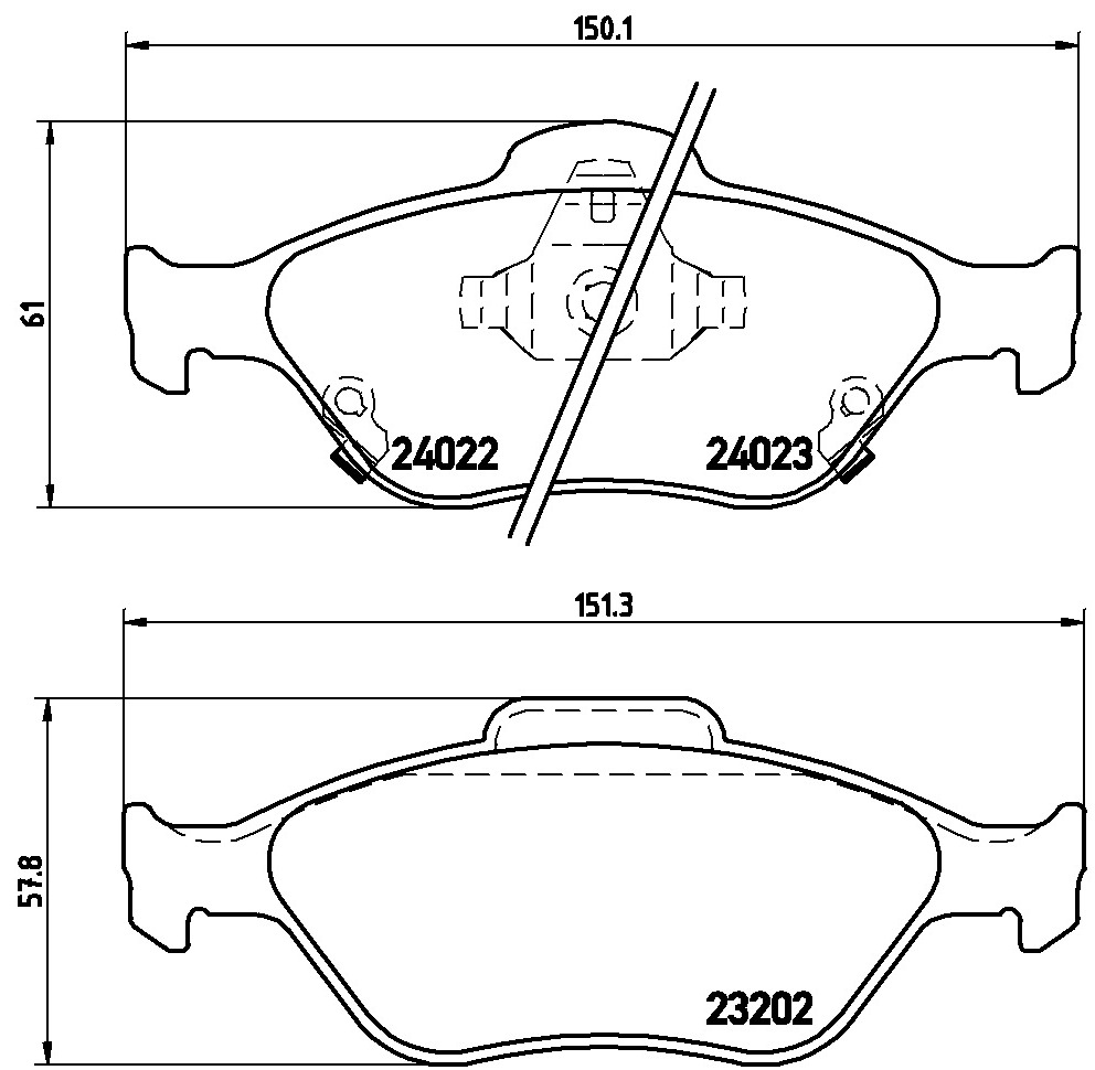 Klocki hamulcowe BREMBO P 83 085