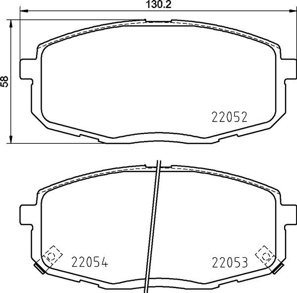 Klocki hamulcowe BREMBO P 30 099