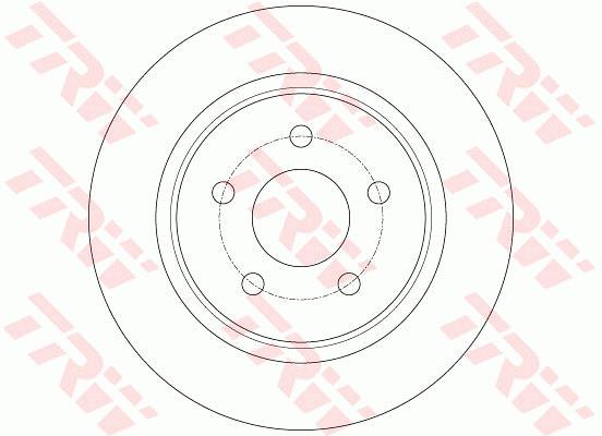 Tarcza hamulcowa TRW DF6150