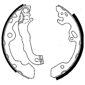 Szczęki hamulcowe DELPHI LS1850