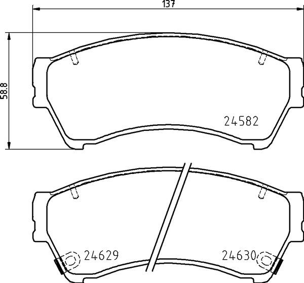 Klocki hamulcowe BREMBO P 49 060