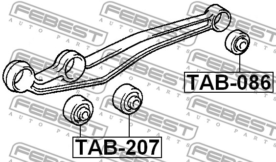 Tuleja wahacza FEBEST TAB-086