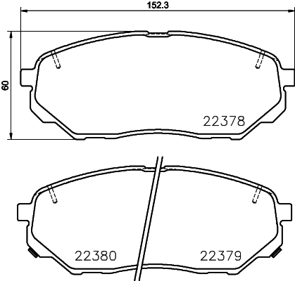 Klocki hamulcowe HELLA 8DB 355 024-901