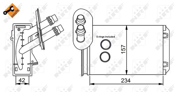 Nagrzewnica NRF 58223