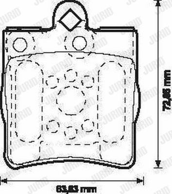 Klocki hamulcowe JURID 571925J
