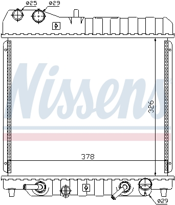 Chłodnica NISSENS 68111