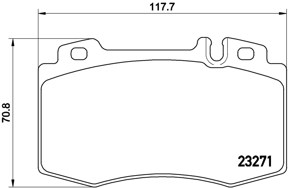 Klocki hamulcowe BREMBO P 50 041