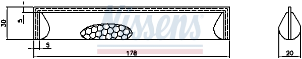 Osuszacz klimatyzacji NISSENS 95622