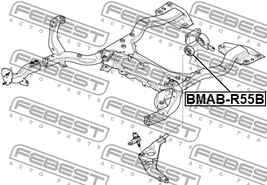 Tuleja wahacza FEBEST BMAB-R55B
