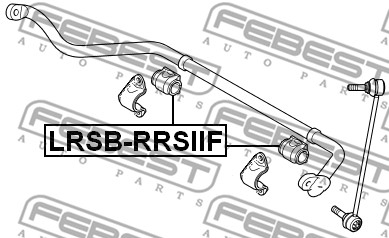 Guma stabilizatora FEBEST LRSB-RRSIIF