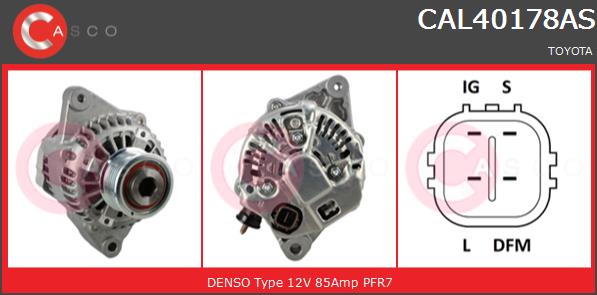 Alternator CASCO CAL40178AS