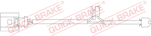 Czujnik zużycia klocków QUICK BRAKE WS 0226 A
