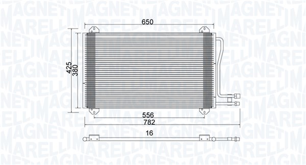 Skraplacz klimatyzacji MAGNETI MARELLI 350203913000