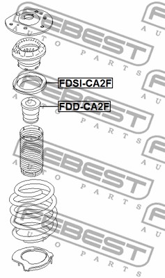Sprężyna talerzowa FEBEST FDSI-CA2F