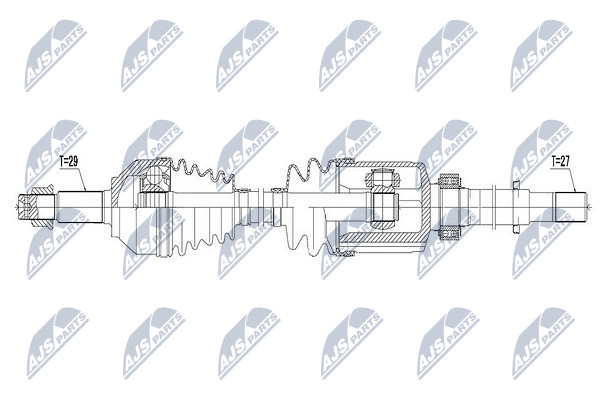 Półoś napędowa NTY NPW-NS-062