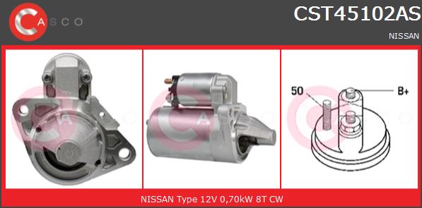 Rozrusznik CASCO CST45102AS