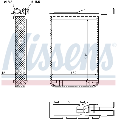 Nagrzewnica NISSENS 733591