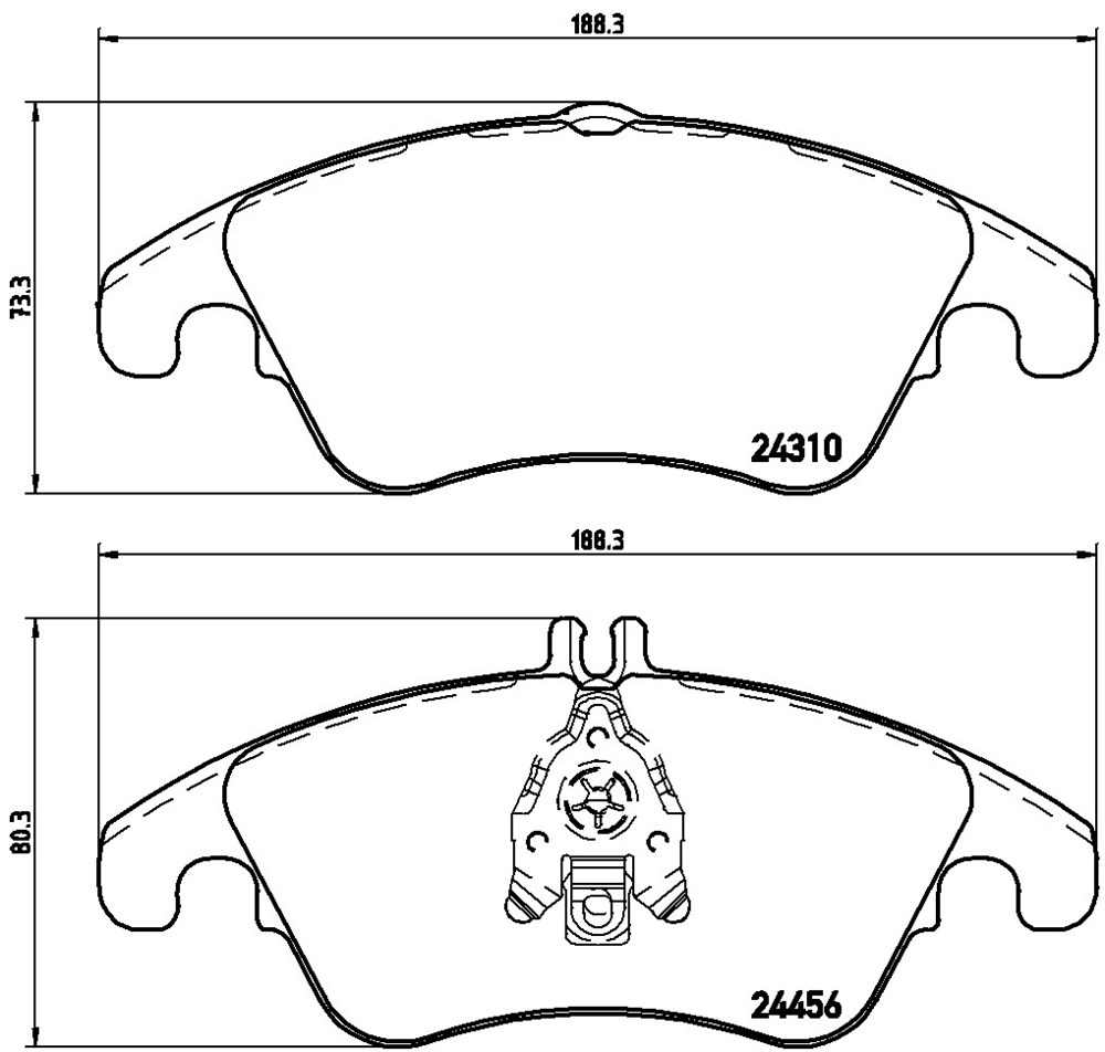 Klocki hamulcowe BREMBO P 50 069