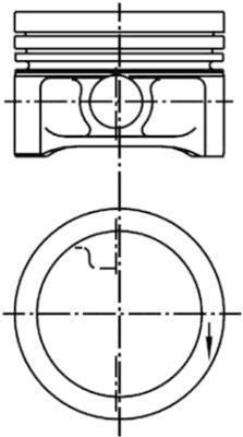 Tłok KOLBENSCHMIDT 99455620