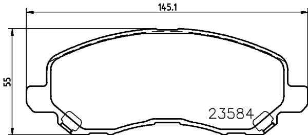 Klocki hamulcowe HELLA 8DB 355 014-131