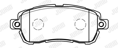 Klocki hamulcowe JURID 573885J