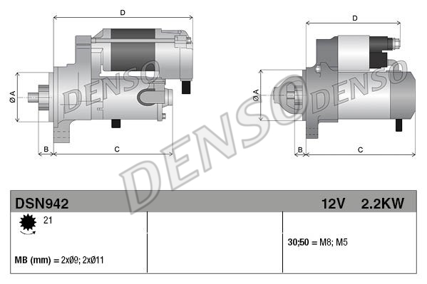 Rozrusznik DENSO DSN942