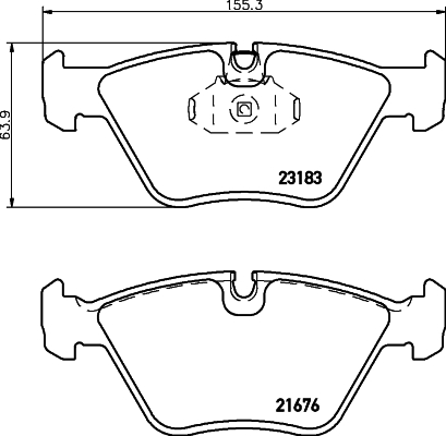 Klocki hamulcowe HELLA PAGID 8DB 355 009-001