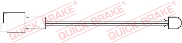 Czujnik zużycia klocków QUICK BRAKE WS 0104 A