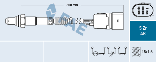 Sonda lambda FAE 75357