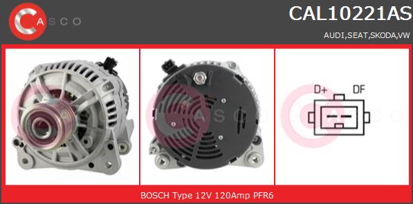 Alternator CASCO CAL10221AS