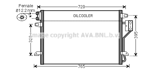 Skraplacz klimatyzacji AVA QUALITY COOLING CR5106