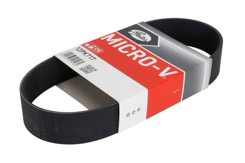 Pasek klinowy wielorowkowy GATES 12PK717