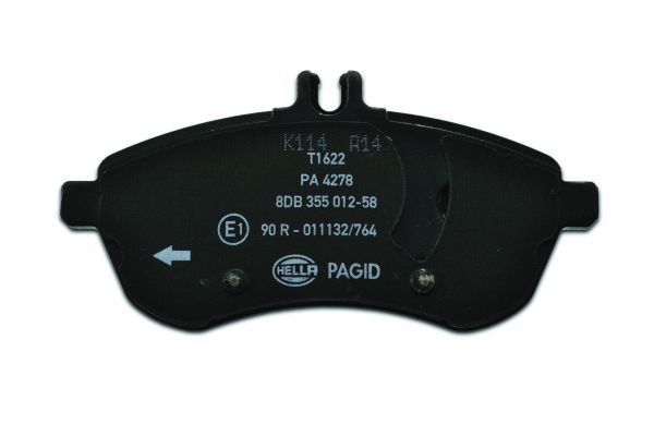 Klocki hamulcowe HELLA 8DB 355 012-581
