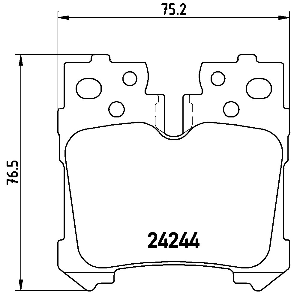 Klocki hamulcowe BREMBO P 83 076