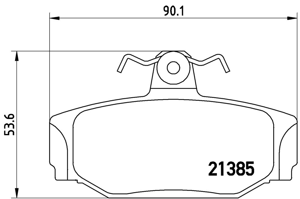 Klocki hamulcowe BREMBO P 86 009