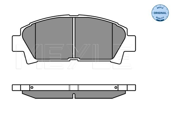 Klocki hamulcowe MEYLE 025 219 6115/W