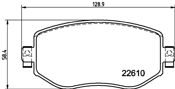 Klocki hamulcowe HELLA 8DB 355 025-851
