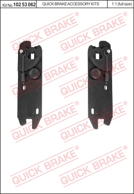 Regulacja szczęk hamulcowych QUICK BRAKE 102 53 062