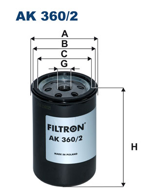 Filtr powietrza FILTRON AK 360/2