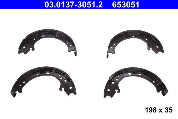 Zestaw szczęk hamulcowych ATE 03.0137-3051.2