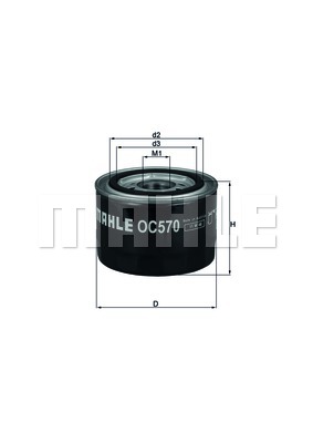 Filtr oleju KNECHT OC 570
