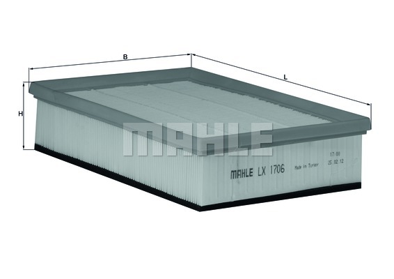 Filtr powietrza MAHLE LX 1706