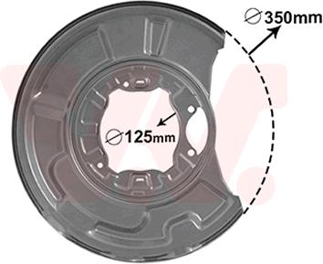 Tarcza kotwiczna VAN WEZEL 3041374