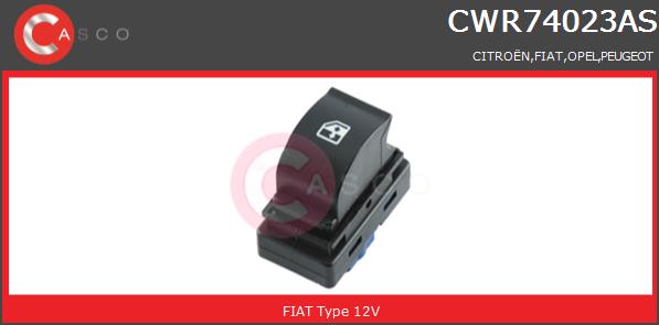 Przełącznik podnośnika szyby CASCO CWR74023AS