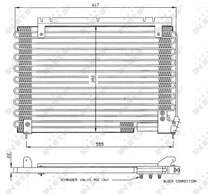Skraplacz klimatyzacji NRF 35191