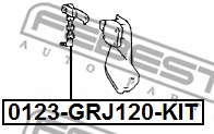 Tuleja wahacza FEBEST 0123-GRJ120-KIT