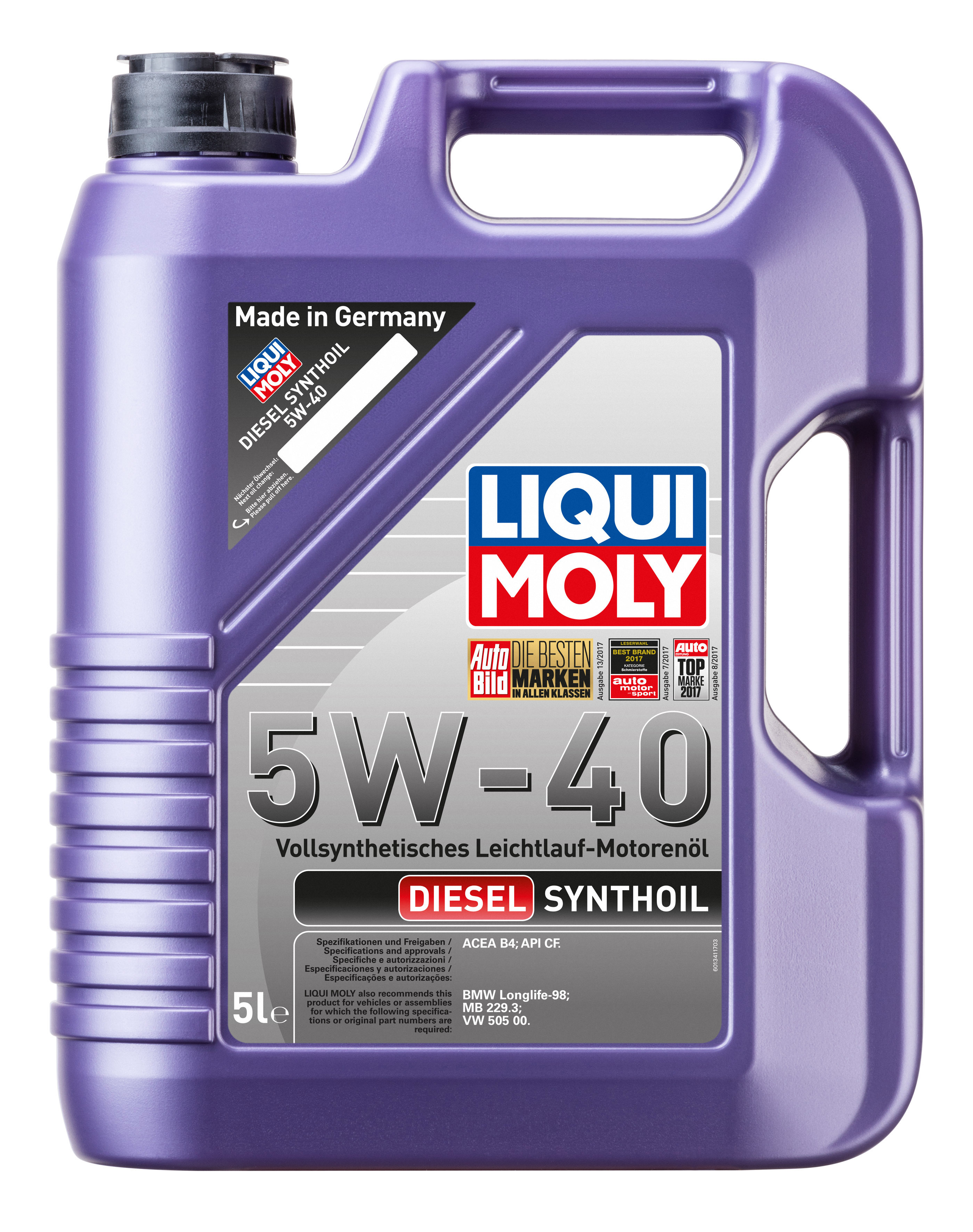 Diesel Synthoil 5W-40 5L LIQUI MOLY 1341