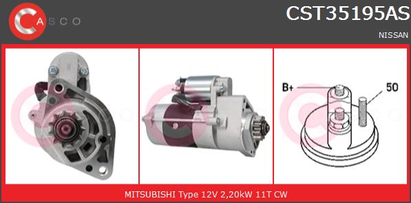 Rozrusznik CASCO CST35195AS