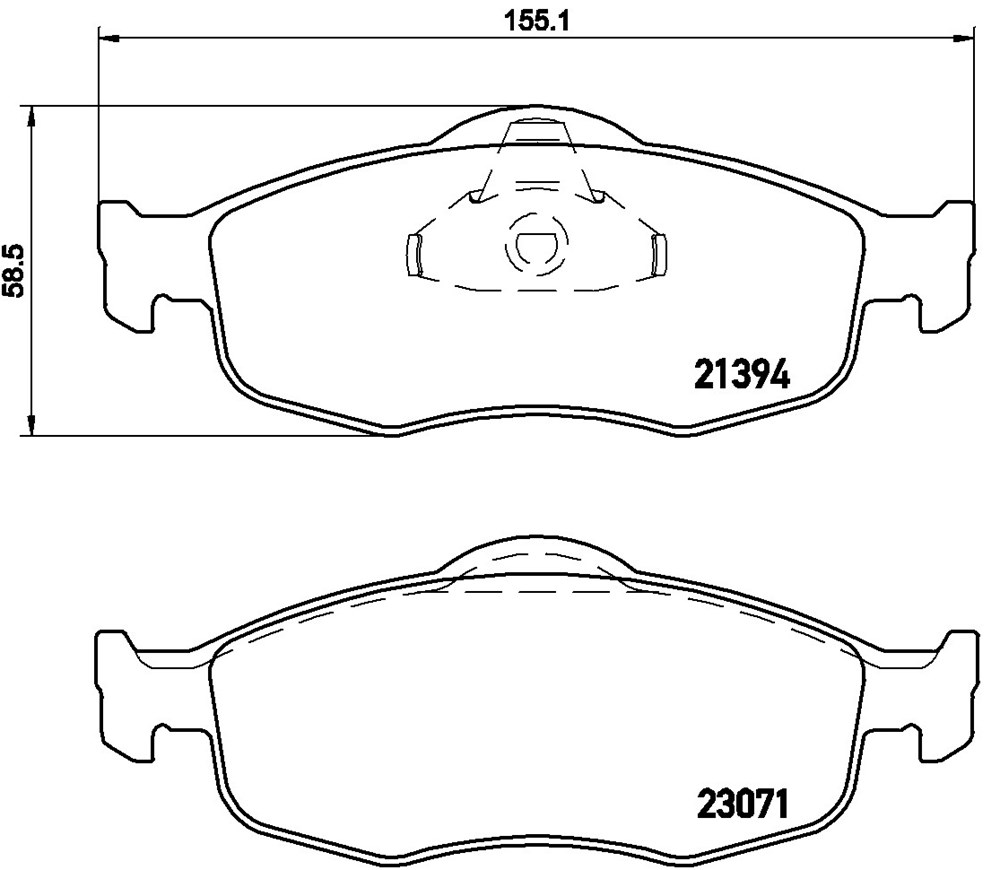 Klocki hamulcowe BREMBO P 24 037