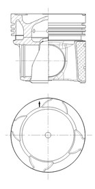 Tłok KOLBENSCHMIDT 40393601